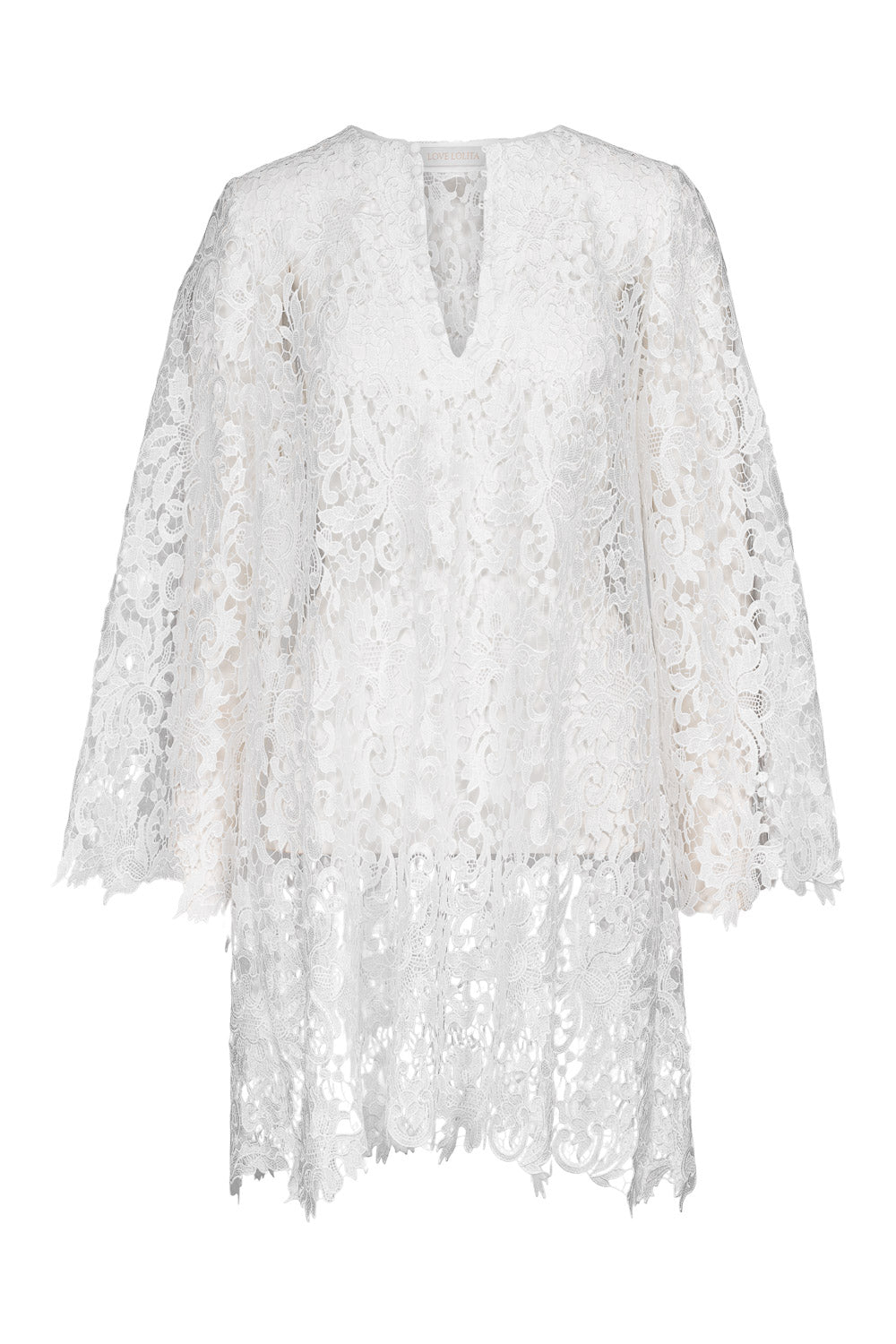 Aria Dress White  LOVE LOLINA