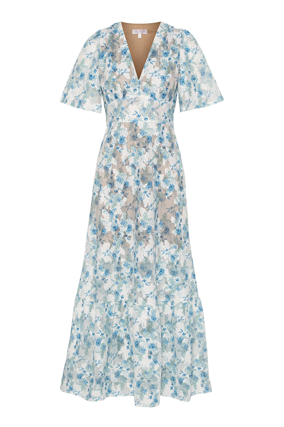 Celina Maxi Dress Blue Whisper - Light Blue Floral Maxi Dress | Love Lolina LOVE LOLINA Celina Maxi Dress Blue Whisper - Light Blue Floral Maxi Dress | Love Lolina LOVE LOLINA
