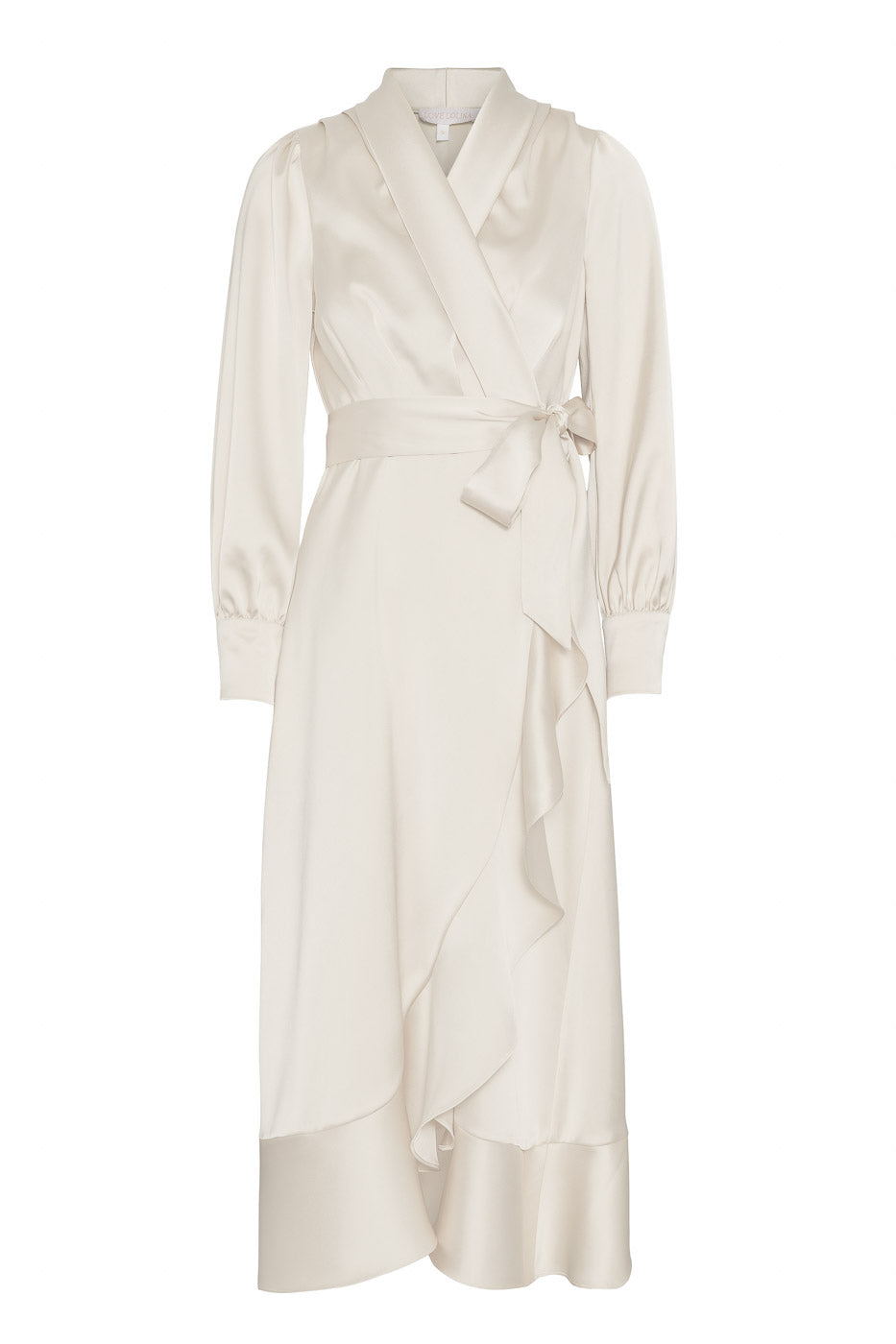 wrap dress champagne Satin Midi Its exquisite design and Color:White-08 red quinceanera dresses Original S.W.A.T. - Dress