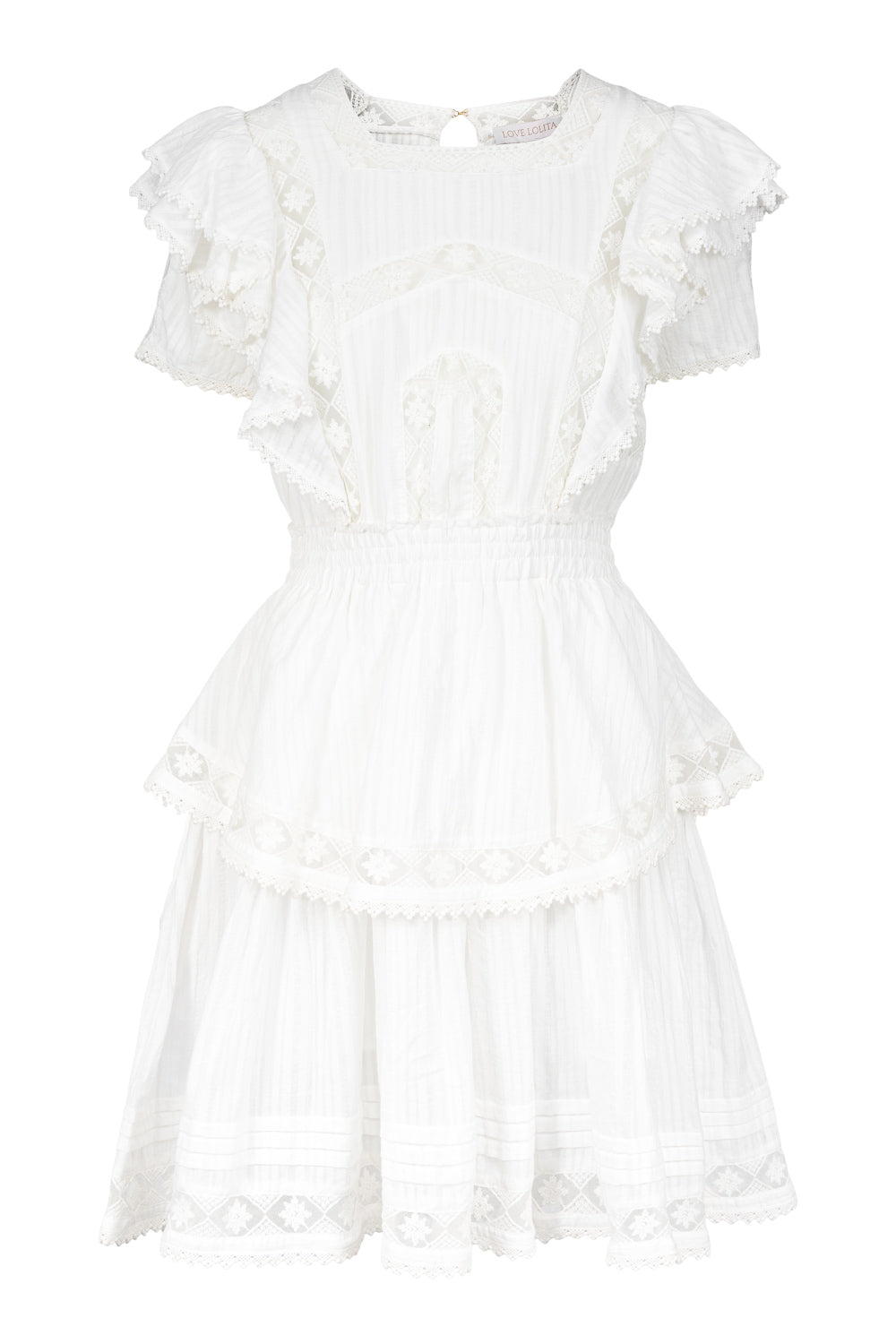 Alexa Dress White – LOVE LOLINA