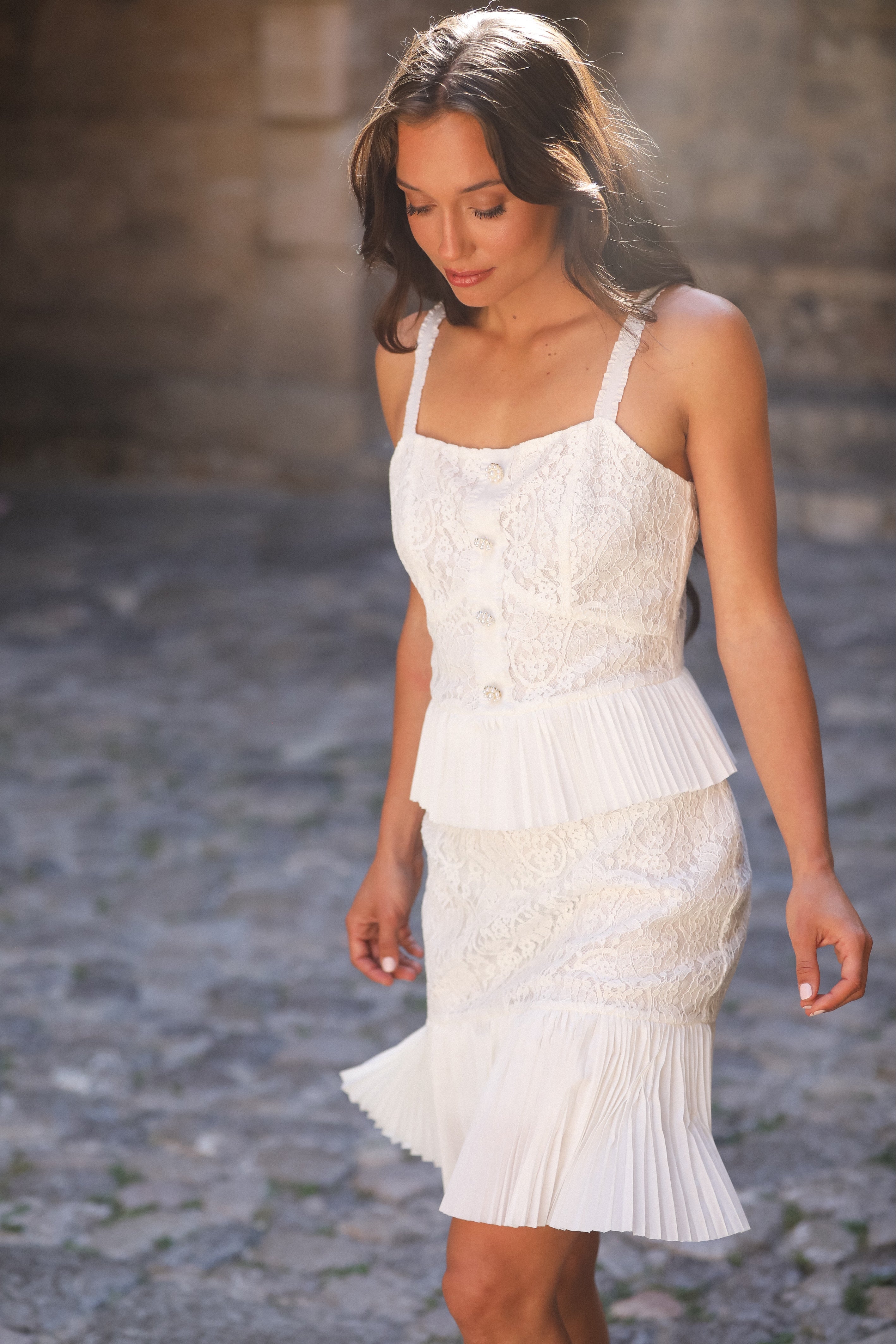 Juniper Mini Dress White Lace – LOVE LOLINA