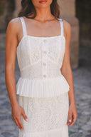 Juniper Mini Dress White Lace