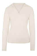 Kashmirgenser med V-hals og lange ermer til jobb og hverdag