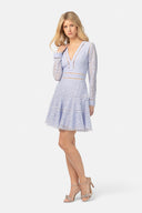 Ellie Mini Dress Light Blue Lace