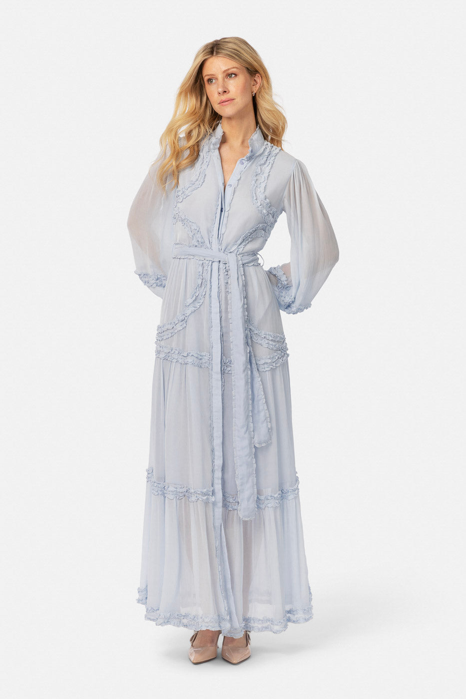 Violetta Maxi Dress Light Blue