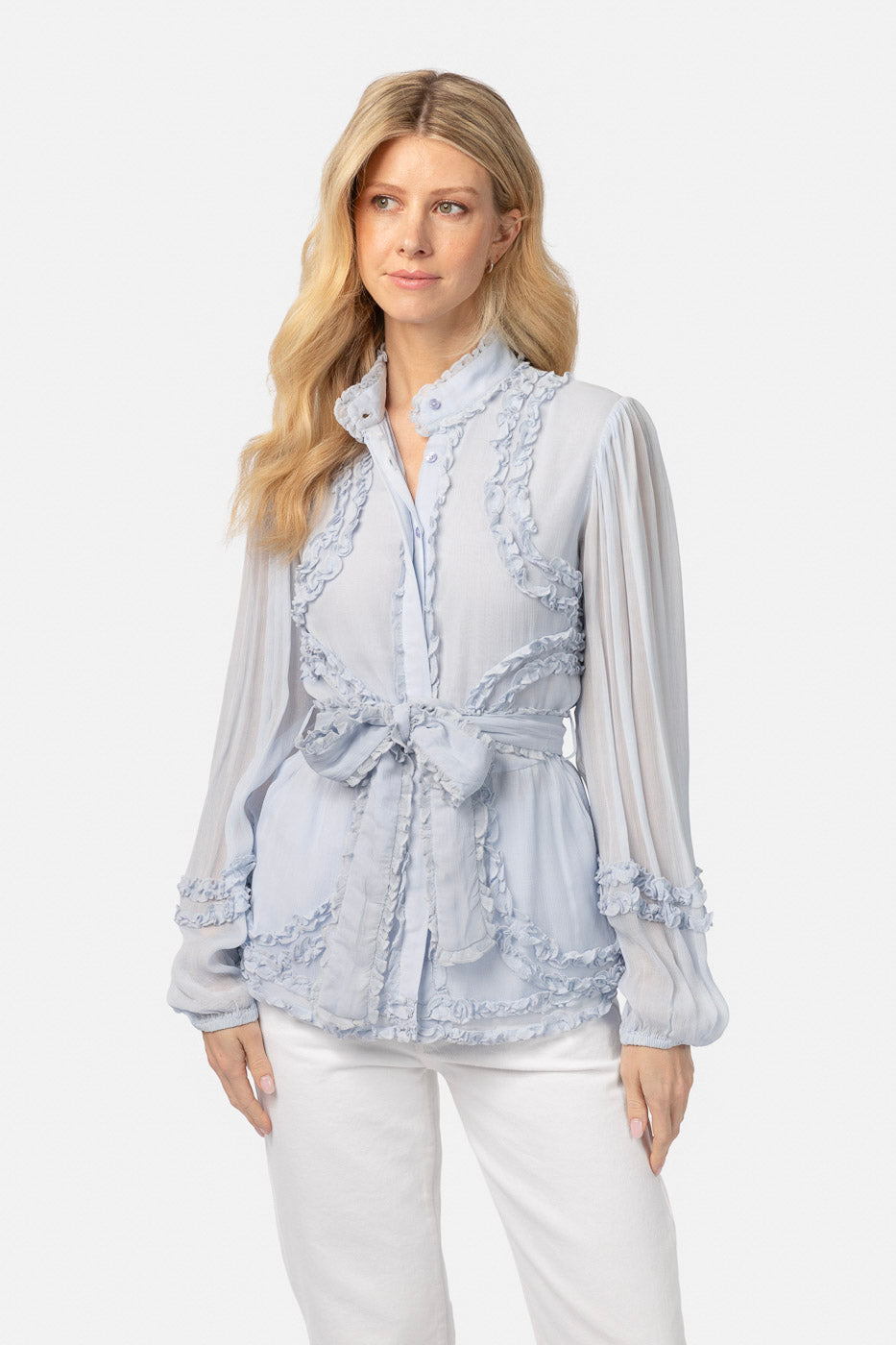 Violetta Blouse Light Blue