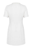 Abbot Mini Dress White