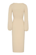 Anastasia Midi Dress Cream - Ribbed Knit Midi Dress | Love Lolina LOVE LOLINA Anastasia Midi Dress Cream - Ribbed Knit Midi Dress | Love Lolina LOVE LOLINA