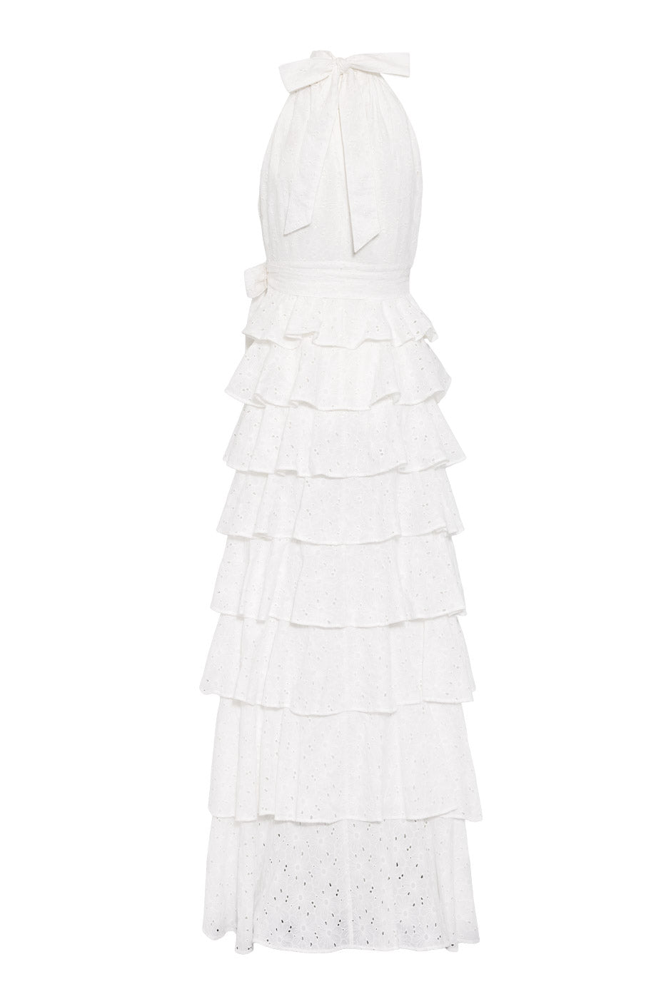 Angel Maxi Dress - White Halterneck Maxi Dress