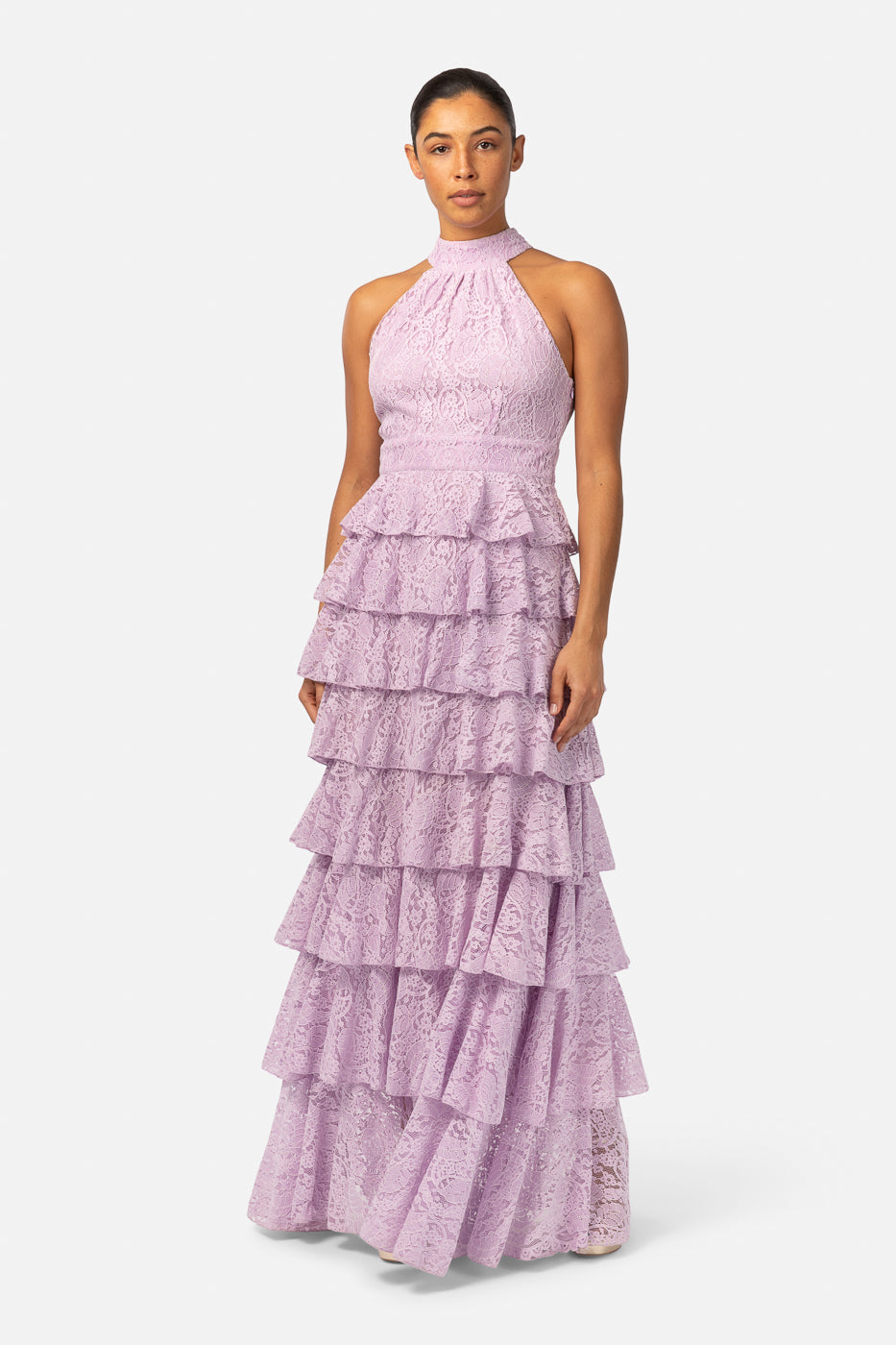 Angel Maxi Dress Lavender Lace LOVE LOLINA Angel Maxi Dress Lavender Lace LOVE LOLINA