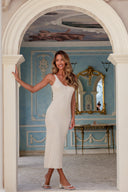 Avalynn Slip Dress Cream