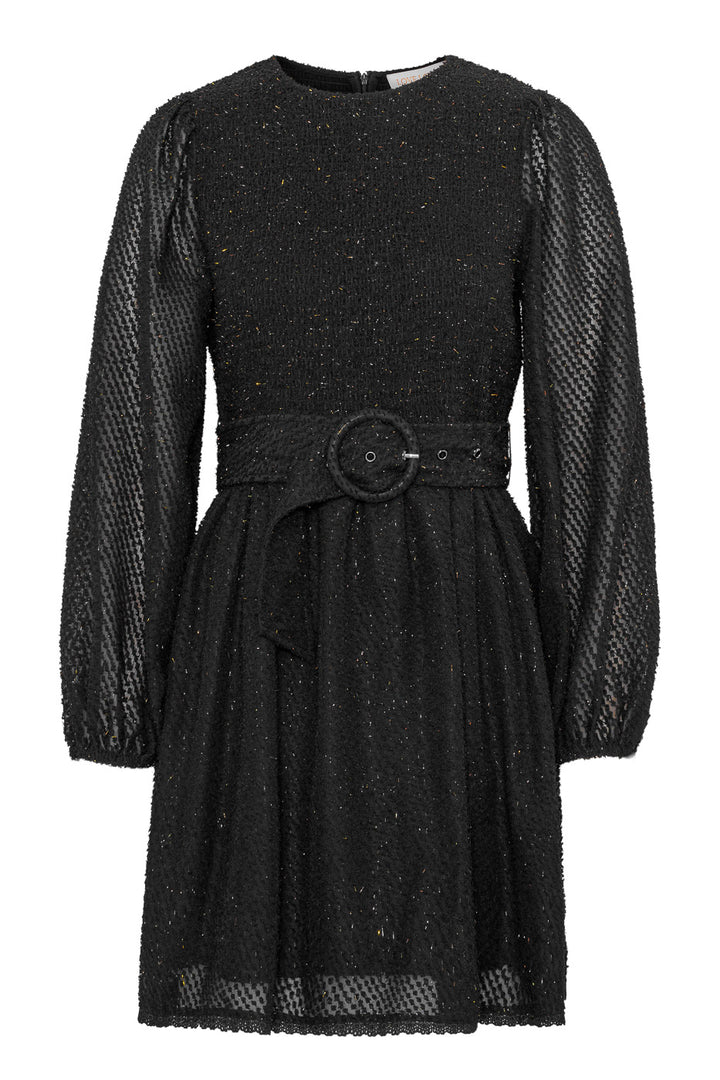 Camden Mini Dress Black Glitter Dots