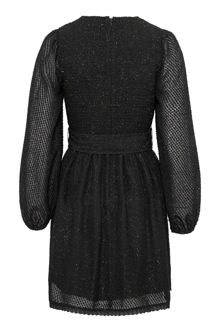 Camden Mini Dress Black Glitter Dots