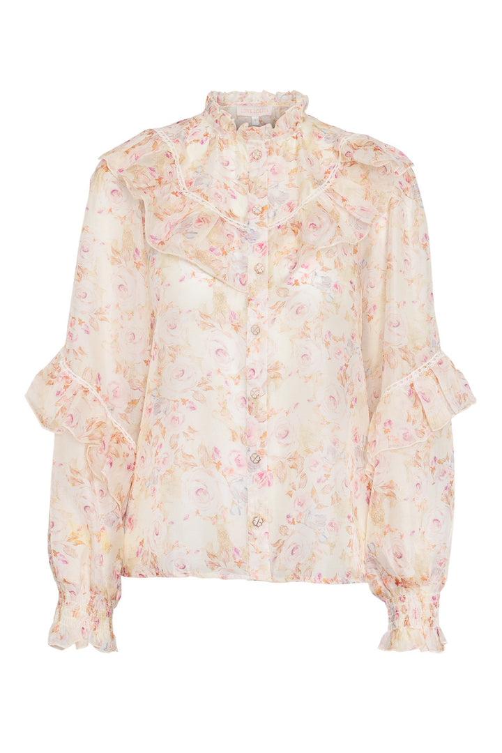 Clancy Blouse White Desert