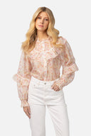 Clancy Blouse White Desert