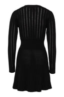 Connie Knitted Mini Dress Black