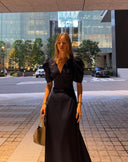 Francis Maxi Dress Dark Blue