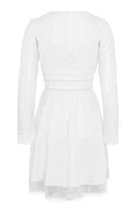 Ellie Mini Dress White Lace