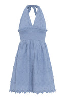 Evelyn Mini Dress Coastal Blue