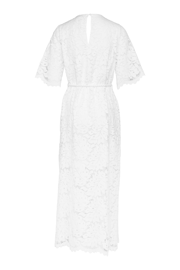 Flora Dress White