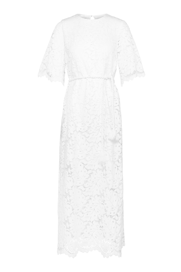 Flora Dress White