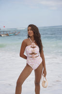 Flower Swimsuit White Desert