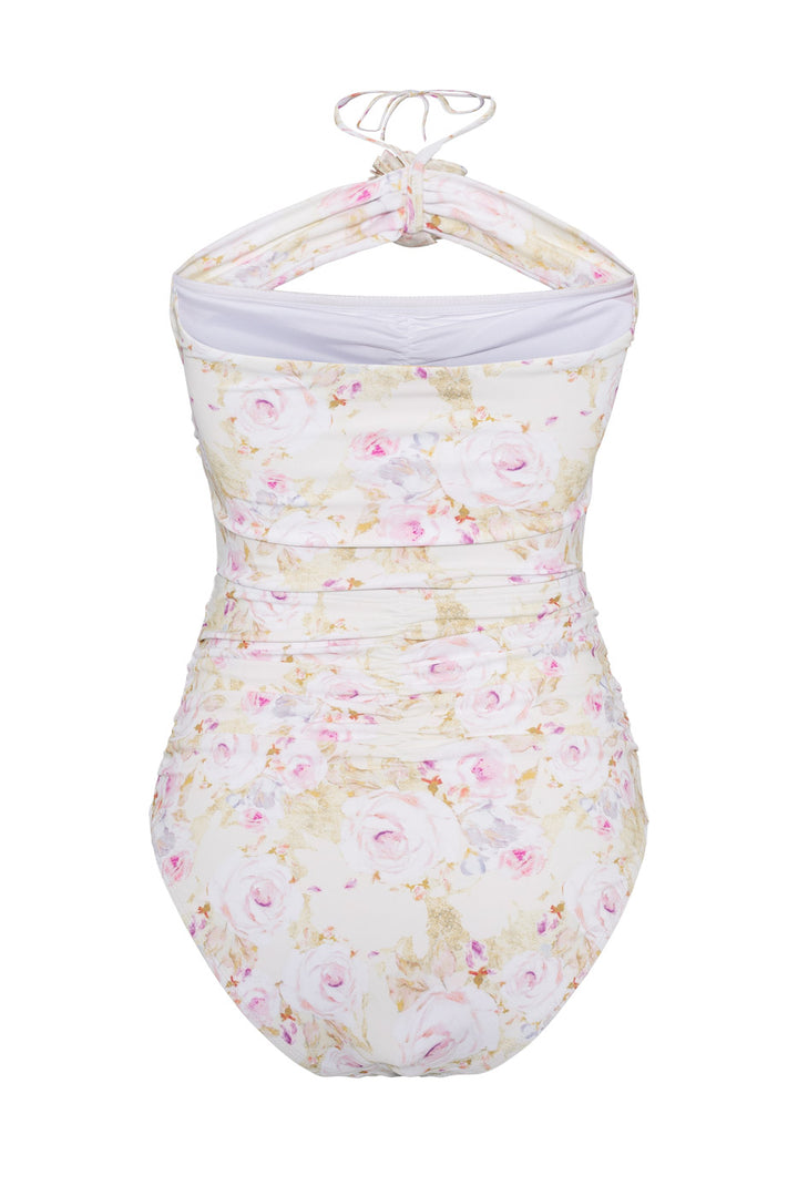 Flower Swimsuit White Desert