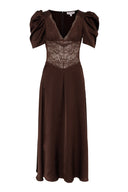 Francis Midi Dress Espresso