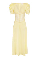Francis Lace Midi Dress Lemonade
