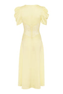 Francis Lace Midi Dress Lemonade