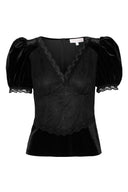 Francis Top Black Velvet