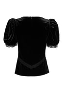 Francis Top Black Velvet
