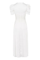 Francis Midi Dress White