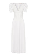 Francis Midi Dress White