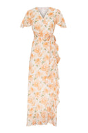 Gabriella Maxi Dress Peony Pop Orange