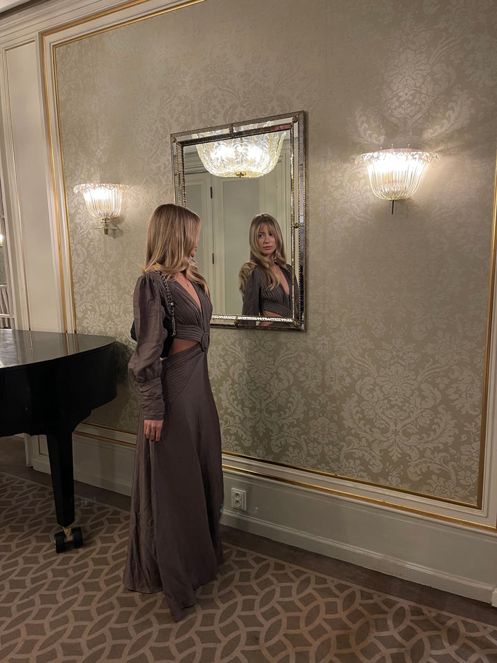 Mabel Maxi Dress Dark Grey
