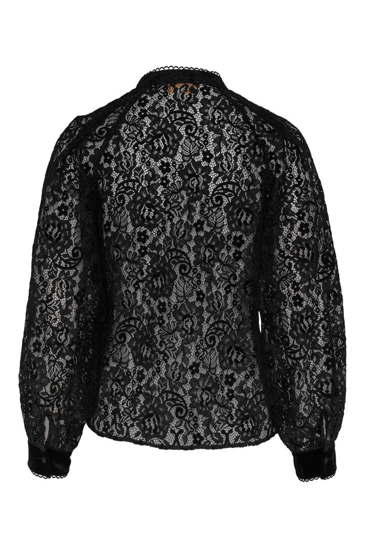 Inez Blouse Black Lace