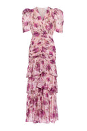 Jenna Maxi Dress Rose Print