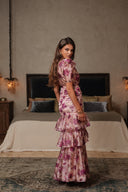 Jenna Maxi Dress Rose Print