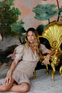 Jenna Mini Dress Rose Gold