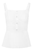 Juniper Top White Lace