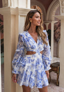 Kelly Mini Dress Bluebell Bliss