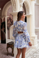 Kelly Mini Dress Bluebell Bliss