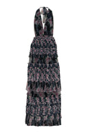 Blomstrete maxikjole i tyll - perfekt til bryllup