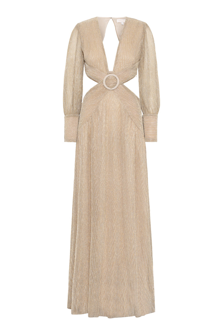 Mabel Maxi Dress Gold