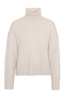Megan Wool Turtleneck Beige