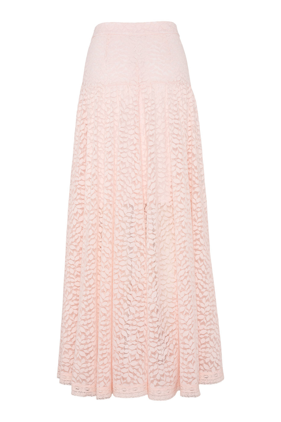 Melissa Maxi Skirt Light Pink Lace