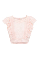 Melissa Top Light Pink Lace