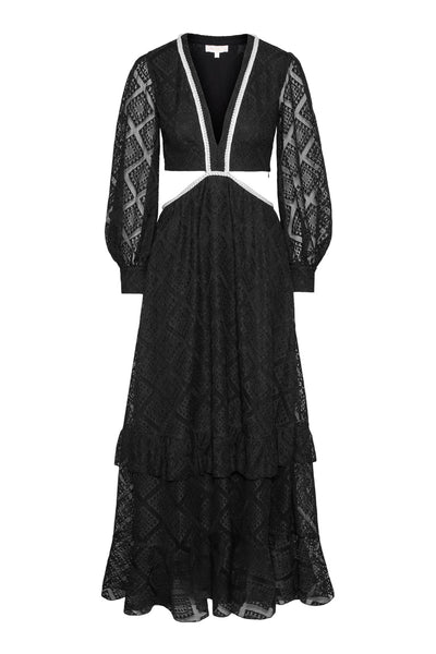 The Paloma Knit Long Dress ブラック Knit Daphne Long Dress - Black