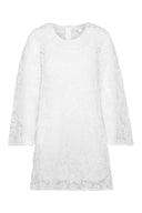 Peach Maxi Dress White